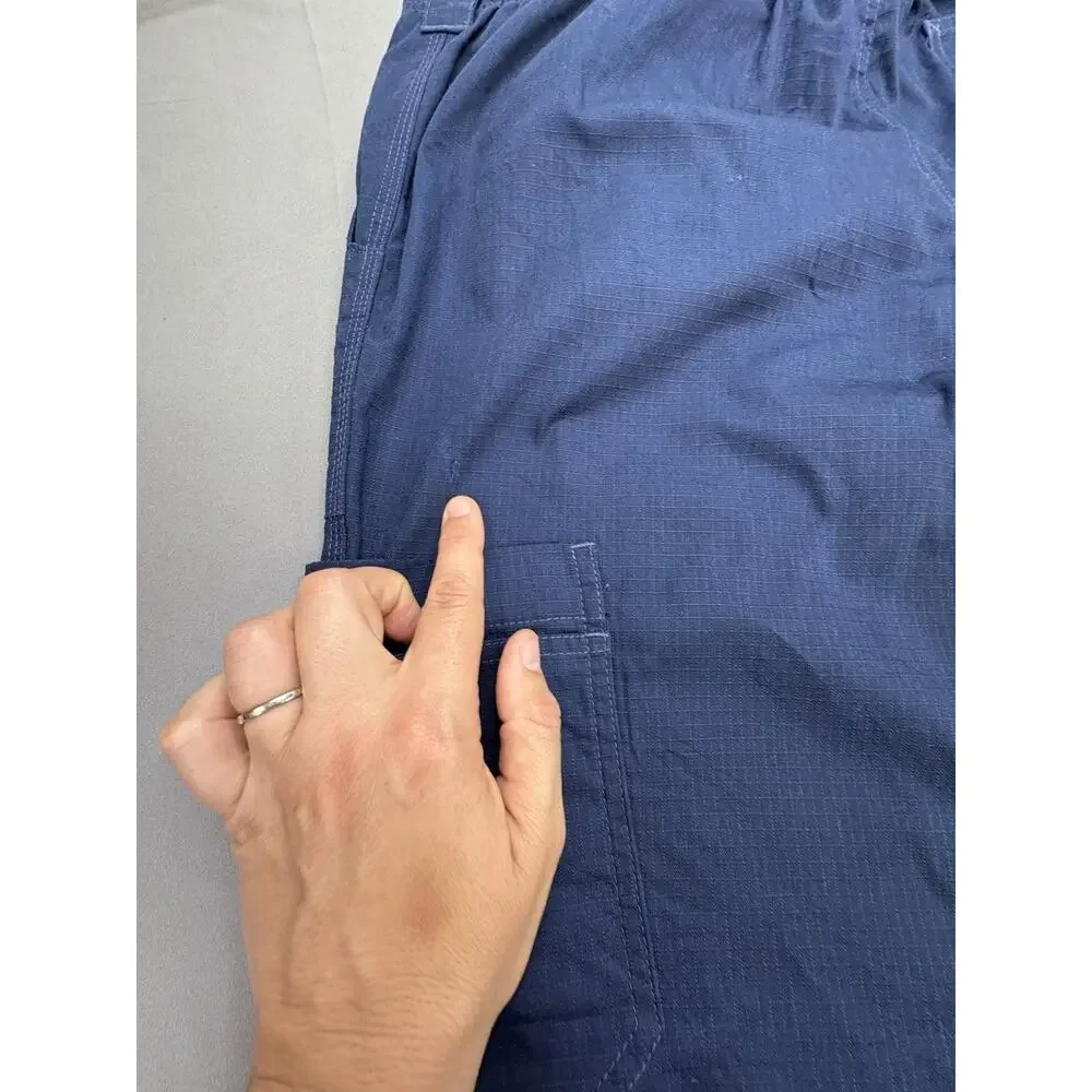 Carhartt Force Scrub Pants Dark Blue Ripstop Cargo Medical Men’s Large - Picture 9 of 10